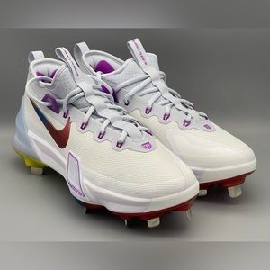 Nike Force Zoom Trout 9 Elite Metal Baseball Cleats FV4575-106 Mens 7 & 8 NEW